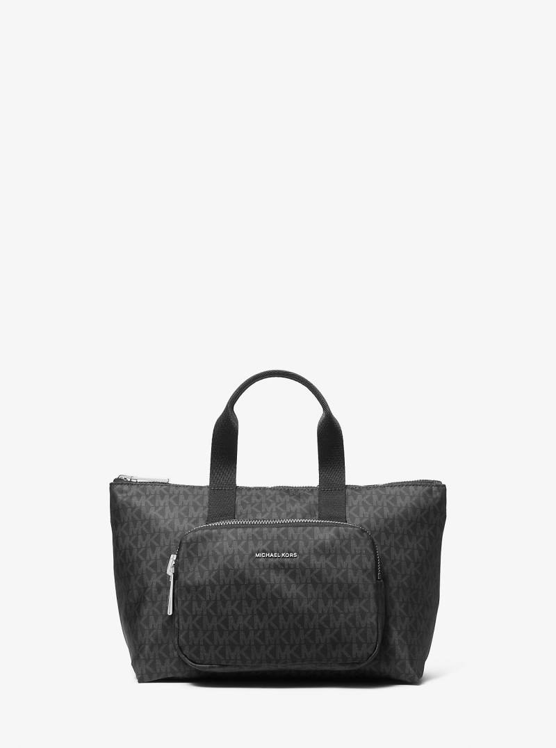 MK Wendbarer, Faltbarer Shopper Tanner Small Mit Signature-Logomuster - Schwarz - Michael Kors von MICHAEL Michael Kors