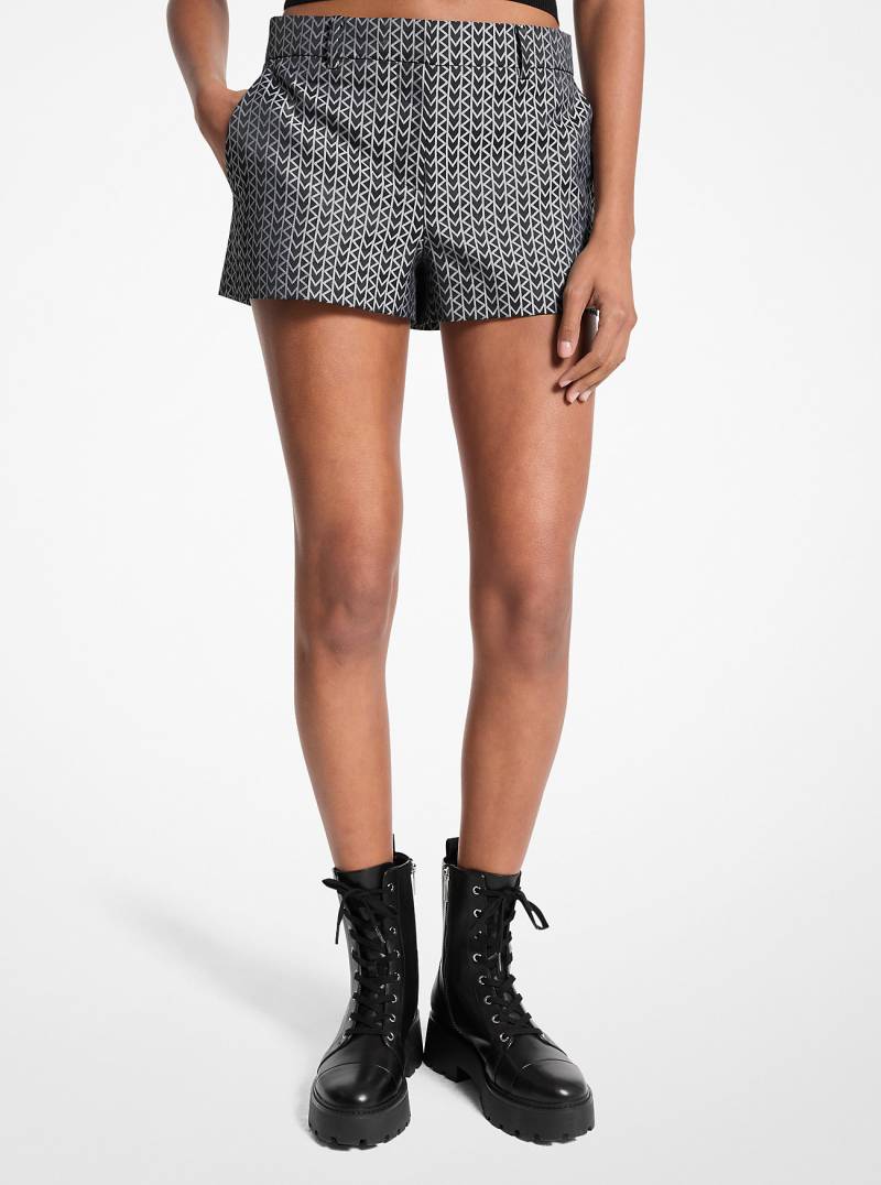 Shorts Aus Jacquard Mit Mk2000-Logomuster - Michael Kors von MICHAEL Michael Kors