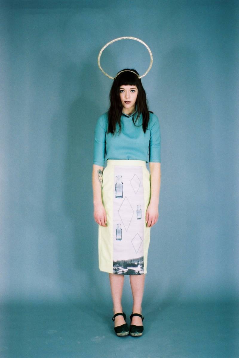 Gestickte Panel-Bleistift-Rock von MICHONSMARIGOT