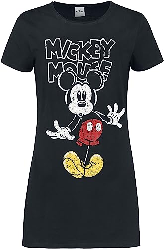 Mickey Mouse Micky Maus Frauen Kurzes Kleid schwarz S von Mickey Mouse