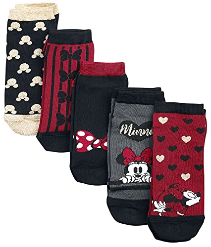 Mickey Mouse Minnie Maus Frauen Socken multicolor EU 39-42 von Mickey Mouse