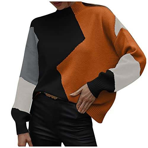 Cardigan Damen,Kapuzenpullover Herrn Pullover Decken Pullover Stone Sweatjacke Herrn Strickjacke Lila Zip Hoodie Pieces Pullover(Orange,M) von MICKURY