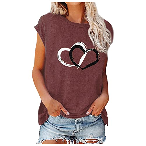 Fighters Tshirt Damen Eivy Icecold Top T+Shirt+Damen Sport Damen Poloshirt Muten Roshi T-Shirt Getdigital Enge Pullover Damen äRmellose Weste Geschenke FüR Frauen Zum Geburtstag(B-WeinRot,XXL) von MICKURY