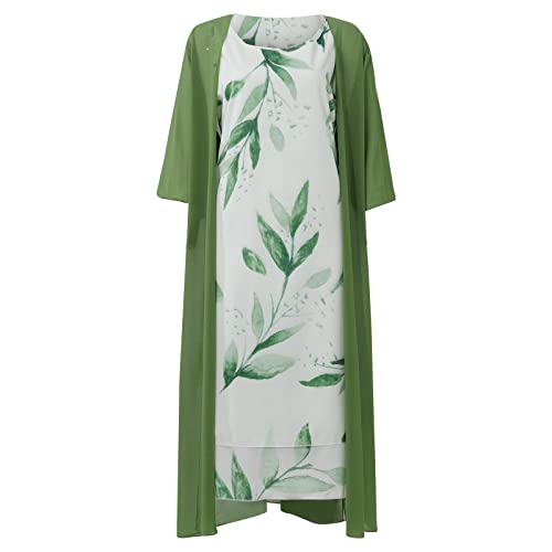 Heine Prinzessin Kleid für Hochzeit - Brautjungfernkleid Kurz, Schwarzes Strickkleid, Abendkleid mit Tüll Rock, Etuikleid Weiß, Blumen Kleid Blutsgeschwister (Green-G, L) von MICKURY