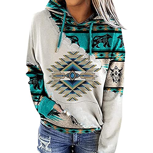 Oversize Pulli,Sportbekleidung Rollkragenpullover Damen Backprint Hoodie Decken Pullover Oversize Strickpullover Damen Best Company Pullover Strick Jacke(Blau,3XL) von MICKURY