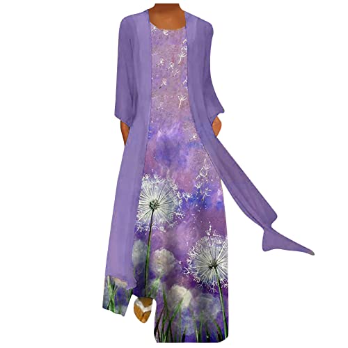 Strandkleidung,Faltenrock,Bohemian Kleider,Sommerkleider bei,Kleid mit gürtel,polokleider Damen,Unique Kleider,peek und cloppenburg Kleid,Kleid dunkelgrün(Purple-I,XXL) von MICKURY