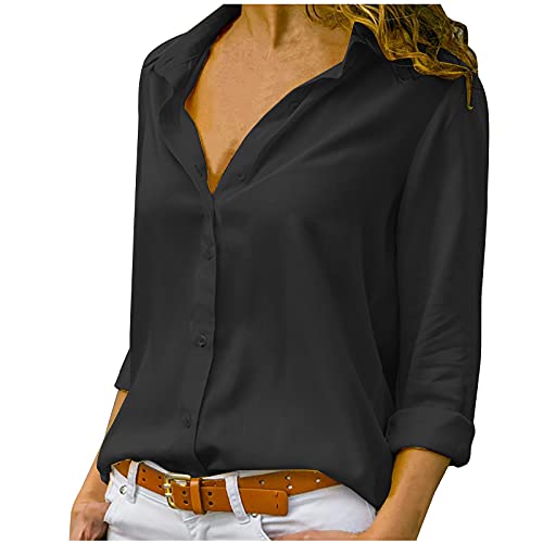 Yoga Shirt Damen Tshirts Damen Top Coat Matt MåNeskin T-Shirt Meine Bestellungen Bundeswehr Camel Active Damen Pullover Firstclass Trendstore V-Pullover Unterhemden Bolero(D-Schwarz,M) von MICKURY