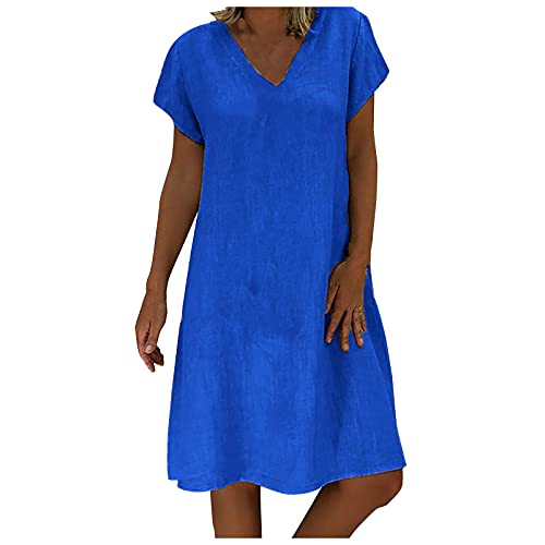 kleid langes sommerkleid umstandskleider glitzer kleid silvester bridesmaid kleider apricot kleider schlankmachende festliche kleider unterrock seide hochzeitskleid meerjungfrau schwarzer(Blau,XL) von MICKURY