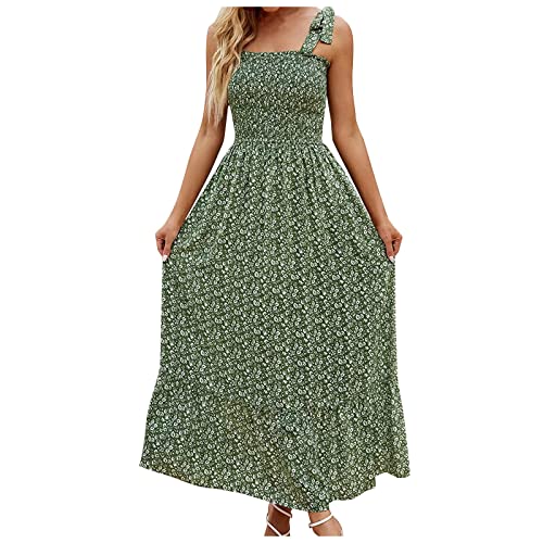 maxikleider langarm maxikleid grün alba kleider kurze brautkleider kleid mit federn figurumspielende kleider retro kleider kleid damen cocktail kleider für damen boho kleider sommer(Green-c,S) von MICKURY