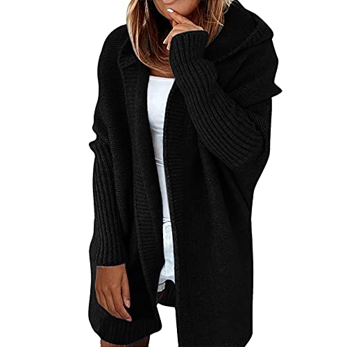 pullover frauen damen gelb damen winter pullover partner geschenke schwarzer hoodie hudis pullover damen grenzgänger pullover hoodie mit backprint off shoulder pullover damenpullover(a-Schwarz,S) von MICKURY