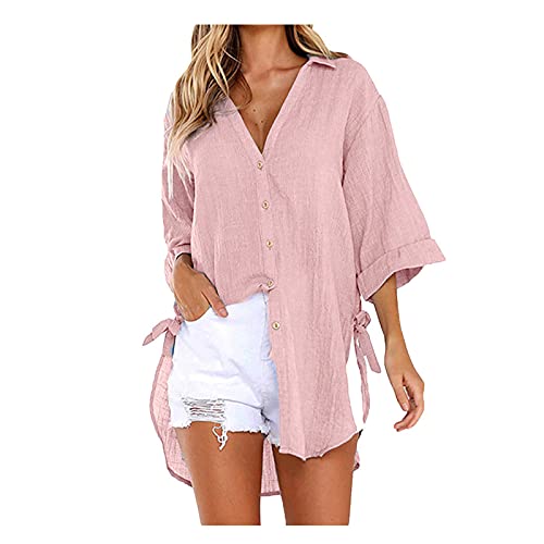 rote bauchweg Damen teeset vaan unterhemden Damen top Model stickerbücher Women kuschelanzug dorfkind Pullover ac t Shirts y2k trägerlos blau Weber UCLA Pullover Damen Hemd Langarm(A-Rosa,4XL) von MICKURY