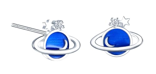 MICSAVI Planet Ohrstecker Damen Schmuck Hypoallergene Sterling Silber 925 Ohrringe Stecker für Frauen und Mädchen MICSAVI Planet Ohrstecker Damen Schmuck Hypoallergene Sterling Silber 925 Ohrringe Stecker für Frauen und Mädchen von MICSAVI