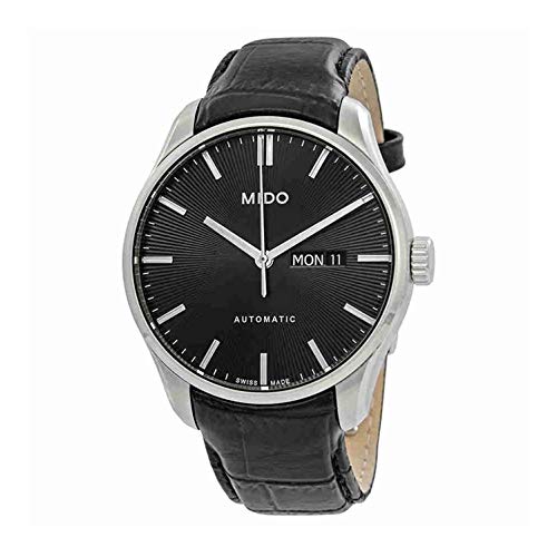 MIDO Belluna Sunray Herren-Automatikuhr, 42 mm, Lederband M024.630.16.051.00 von MIDO