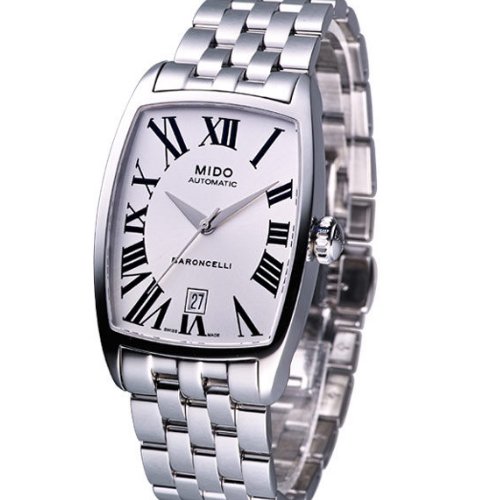 MIDO Damenuhr-Automatik Baroncelli Tonneau M0033071103300 von MIDO