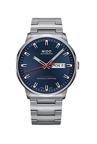 MIDO Herren-Armbanduhr Commander II Analog Automatik Edelstahl M0214311104100 MIDO Herren-Armbanduhr Commander II Analog Automatik Edelstahl M0214311104100 von MIDO