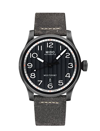 MIDO Herrenuhr Multifort, Automatik mit 80h Gangreserve, 10 bar wasserdicht von MIDO