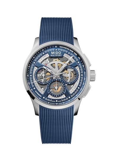 MIDO Multifort Skeleton Chrono M038.662.17.040.00 Herren Automatikchronograph Skelettiertes Ziffernblatt von MIDO