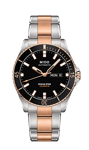 Mido Ocean Star Captain V Herren-Armbanduhr 42.5mm Zwei Ton Gehäuse Edelstahl Automatik M026.430.22.051.00 von MIDO