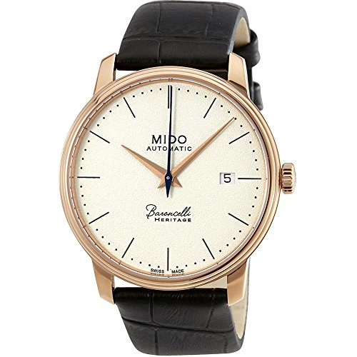 MIDO Herren-Armbanduhr Analog Automatik Leder M0274073626000 von MIDO