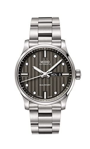 MIDO Herren-Armbanduhr XL Multifort Analog Automatik Edelstahl M0054301106180 von MIDO