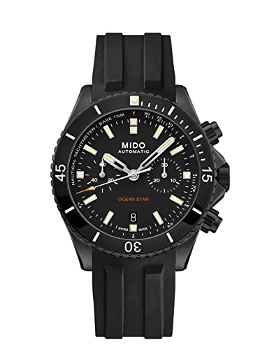 Mido OS Captain/BGR/CHRA/Black DLC/ M0266273705100 Herren Automatikchronograph von MIDO