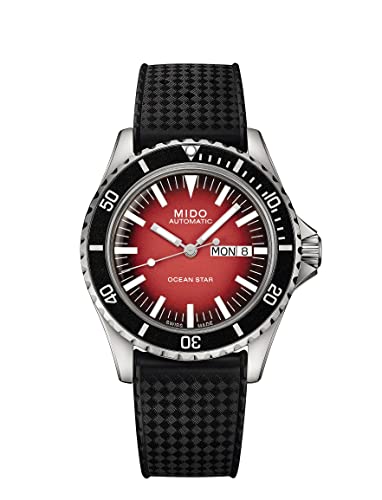 Mido Taucheruhr Automatik Ocean Star Tribute Schwarz/Rot M026.830.17.421.00 von MIDO