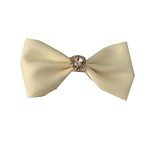 MIEDEON 2 Pack Haarnadel Kunststoff Haarklammer Haarspangen Bowknot Haarschmuck Elegant Haarclips Haar Accessoires für Frauen Mädchen (One Size,Weiss) von MIEDEON