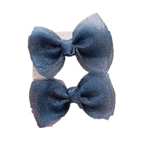 MIEDEON Bowknot Haarclips 4 Pack Haarklammer Elegant Haarclips Kinder Haarschmuck Haar- Accessoire für Hochzeit Party (One Size,Zufaellige Mehrfarben) von MIEDEON