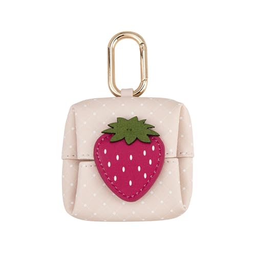 MIEDEON Kleingeldbörse Kreative Mini Portemonnaie Tasche Geldbörse Niedlich Münztaschen Modisch Kopfhörertasche (3.1X3.1In,Rosa) von MIEDEON