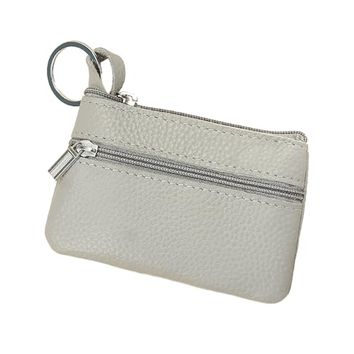 MIEDEON Mini Tragtasche Frauen Damen Münztaschen Modisch Schlüssel-Anhänger Unisex Münztaschen Münzgeldbeutel (Grau,4.3X2.9In) von MIEDEON