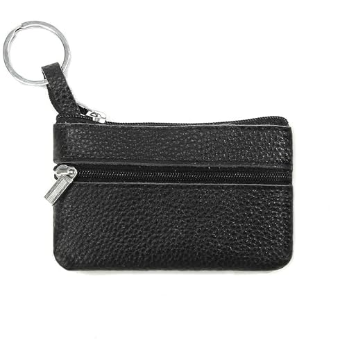 MIEDEON Mini Tragtasche Frauen Damen Münztaschen Modisch Schlüssel-Anhänger Unisex Münztaschen Münzgeldbeutel (Schwarz,4.3X2.9In) von MIEDEON