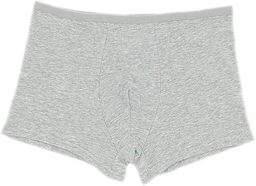 MIEGUIWOR 8 Herren Einweg Unterwäsche Boxershorts,100% Baumwolle Einweg Unterhosen Herren,Einmal Unterhosen Herren,Einweg-Unterwäsche für Krankenhaus Reise Urlaub Spa Massage Fitness Hotel (L, grau) von MIEGUIWOR