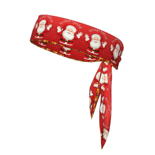 Kopfband mit Aufdruck "Merry Christmas", für Laufen, Radfahren, Basketball, Tennis, für Damen und Herren Kopfband mit Aufdruck "Merry Christmas", für Laufen, Radfahren, Basketball, Tennis, für Damen und Herren von MIEKGPS