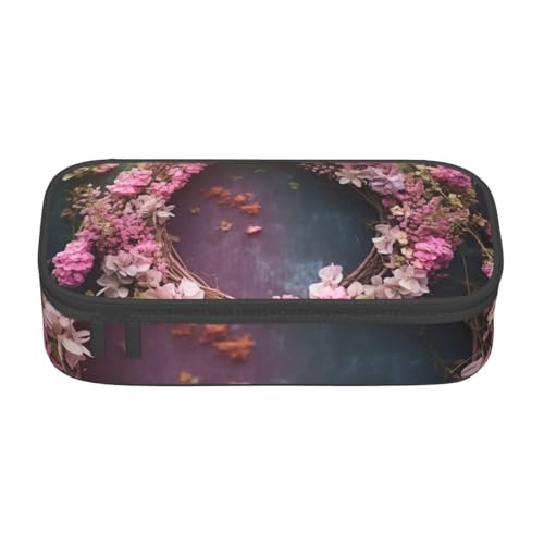 MIEKGPS Kosmetiktasche mit schönem Blumendruck, großes Fassungsvermögen, Federmäppchen, Organizer, tragbare Tasche MIEKGPS Kosmetiktasche mit schönem Blumendruck, großes Fassungsvermögen, Federmäppchen, Organizer, tragbare Tasche von MIEKGPS