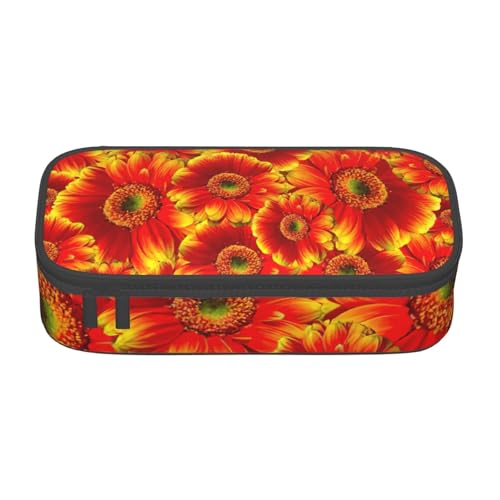 MIEKGPS Make-up-Tasche mit Sonnenblumen-Aufdruck, großes Fassungsvermögen, Federmäppchen, Organizer, tragbare Tasche, schwarz, Einheitsgröße, modern MIEKGPS Make-up-Tasche mit Sonnenblumen-Aufdruck, großes Fassungsvermögen, Federmäppchen, Organizer, tragbare Tasche, schwarz, Einheitsgröße, modern von MIEKGPS