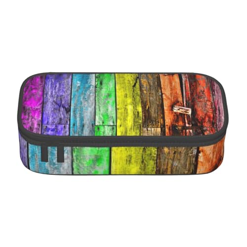 MIEKGPS Schminktasche mit Holztafeln, Kosmetiktasche, großes Fassungsvermögen, Federmäppchen, Organizer, tragbare Tasche, schwarz, Einheitsgröße, modern MIEKGPS Schminktasche mit Holztafeln, Kosmetiktasche, großes Fassungsvermögen, Federmäppchen, Organizer, tragbare Tasche, schwarz, Einheitsgröße, modern von MIEKGPS
