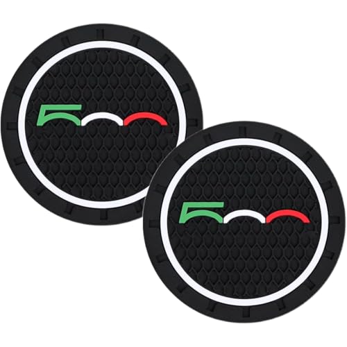 Auto Getränkehalter Untersetzer, 2 Stück, Universal Auto Getränkehalter Einsatz, Rutschfeste & Hitzebeständige Bechermatten, Anti-Rutsch Auto Untersetzer für Kaffeebecher, Spritzwassergeschützt von MIENE