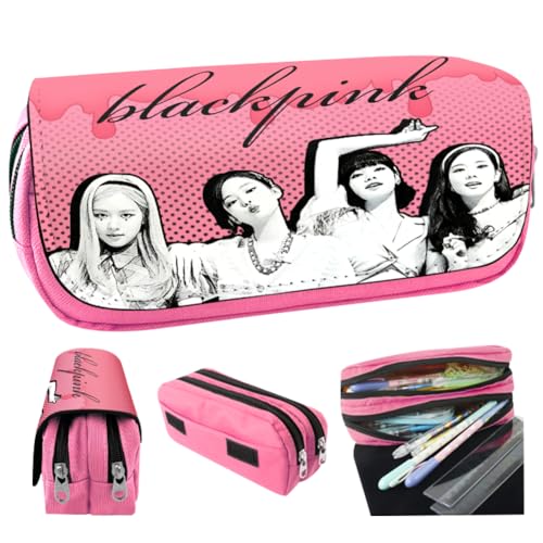 MIFKLMV Federmäppchen Mädchen Mäppchen Tragbares with Zip Cartoon Federmappe Groß Kapazität Mäppchen Für Teenager Kinder Junge Mädchen Schule Zuhause Büro Lieferungen Speicher Beutel -B von MIFKLMV