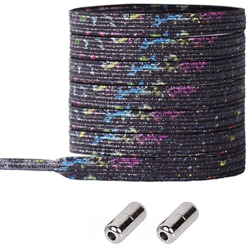 MIHUTU Elastische Schnürsenkel, Schnürsenkel ohne binden kinder, Elastische Schnürsenke Gummi mit Metallkapseln, 100CM MIHUTU Elastische Schnürsenkel, Schnürsenkel ohne binden kinder, Elastische Schnürsenke Gummi mit Metallkapseln, 100CM von MIHUTU