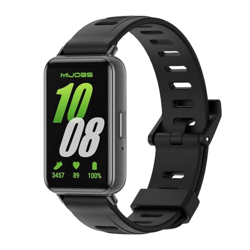 MIJOBS Armband kompatibel mit Samsung Galaxy Fit 3 SM-R390-Bändern für Damen und Herren, Silikon-Sportarmbänder, Ersatz-Armband-Zubehör für Samsung Galaxy Fit3 von MIJOBS