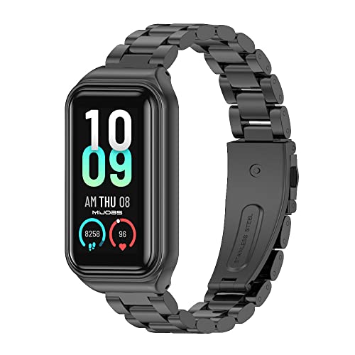 MIJOBS Uhrenarmbänder kompatibel mit Amazfit Band 7 Armband, verstellbare Armbänder mit Metallschnalle, Armband für Amazfit Band 7 Ersatzband von MIJOBS