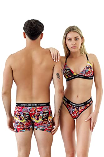 MIKKEL HOLLINS - Hipster-Höschen für Damen - Ultraweiches Tencel - Feuchtigkeitsableitender Hipster-Slip mit einzigartigen Designs, Popart, L MIKKEL HOLLINS - Hipster-Höschen für Damen - Ultraweiches Tencel - Feuchtigkeitsableitender Hipster-Slip mit einzigartigen Designs, Popart, L von MIKKEL HOLLINS