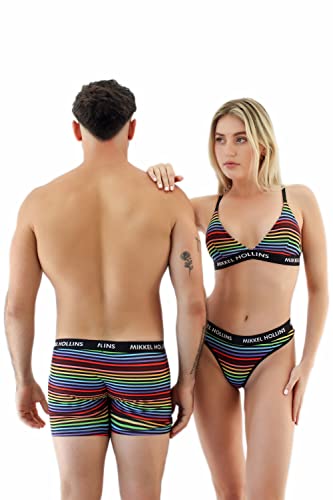 MIKKEL HOLLINS - Hipster-Höschen für Damen - Ultraweiches Tencel - Feuchtigkeitsableitender Hipster-Slip mit einzigartigen Designs, Pride, L von MIKKEL HOLLINS