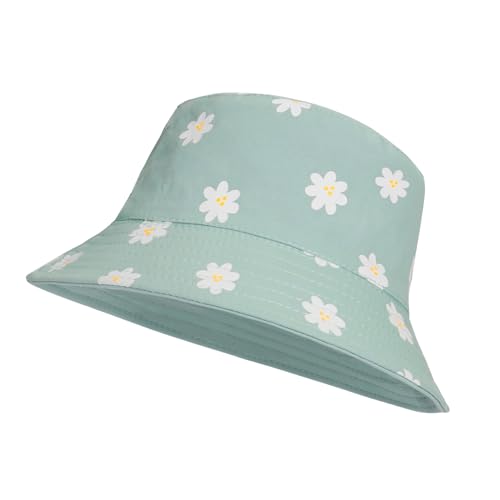 MILAKOO Blumen Wende Eimerhut Damen Herren Faltbar Fischerhut UV Protection Schutz Sommer Bucket Hat von MILAKOO