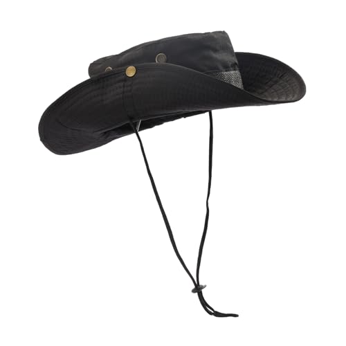 MILAKOO Herren Eimerhut Outdoor Fischerhut Unisex Leicht und Atmungsaktiv Wanderhut mit Winddichtem Seil Sonnenhut für Männer und Frauen von MILAKOO