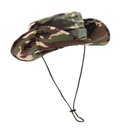 MILAKOO Herren Eimerhut Outdoor Fischerhut Unisex Leicht und Atmungsaktiv Wanderhut mit Winddichtem Seil Sonnenhut für Männer und Frauen von MILAKOO