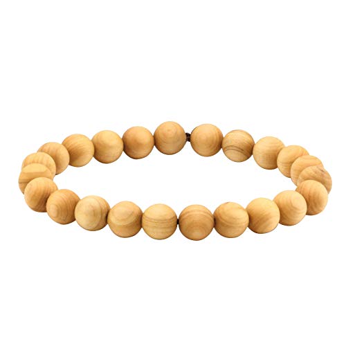 MILAKOO Holz Gebetsperlen Armband Mala Perlen Armbänder für Männer Frauen 8mm von MILAKOO