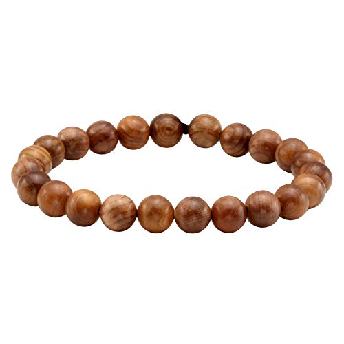 MILAKOO Jewelry Herren Damen Holz Perlen Stretch Armband - 8mm von MILAKOO