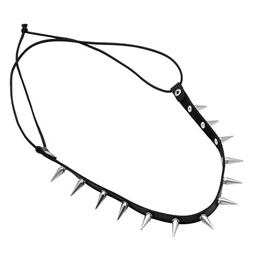 MILAKOO Nieten Halsreifen für Frauen Männer Coole Punk Goth Spike Nieten Leder Kragenchoker Halskette von MILAKOO