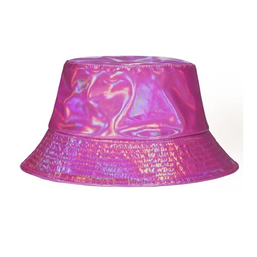 MILAKOO Rosy Regenkappe Leder Eimer Hut für Frauen Wasserdicht Kopfbedeckung Festival Hut Thema Party Cap von MILAKOO